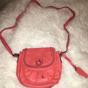 Jessica Simpson Salmon Colored Crossbody Bag